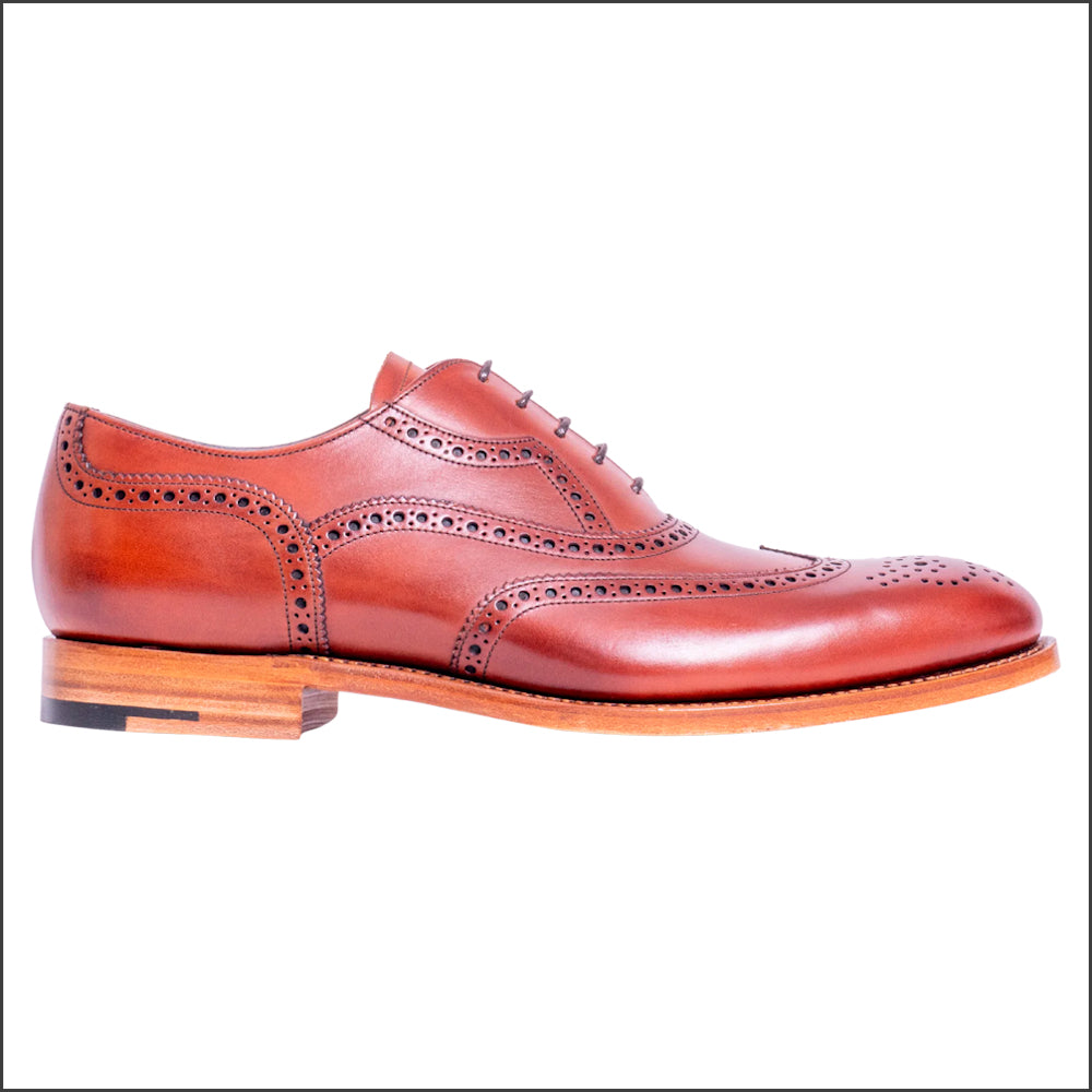 Barker Bladen Chestnut Calf Oxford Brogue/