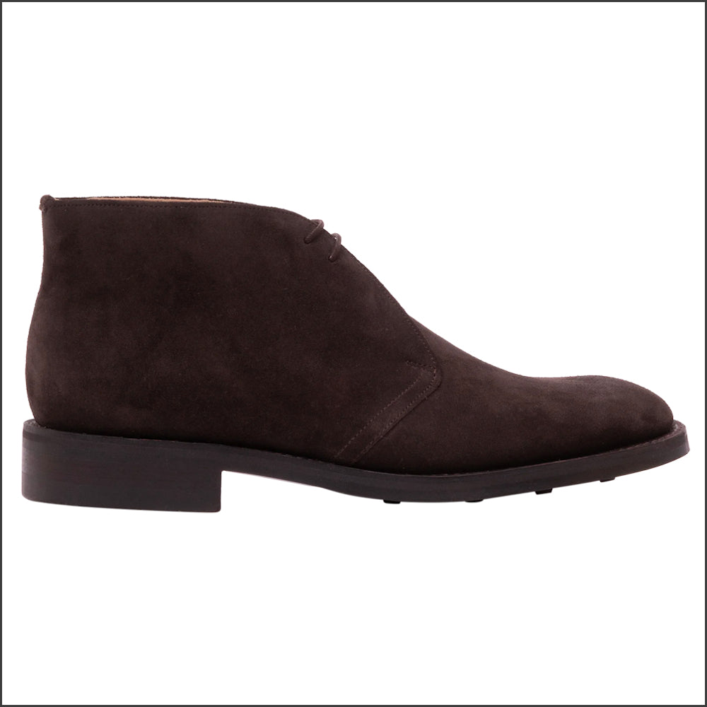 Barker Sandwell - Dark Brown Suede Chukka Boot/