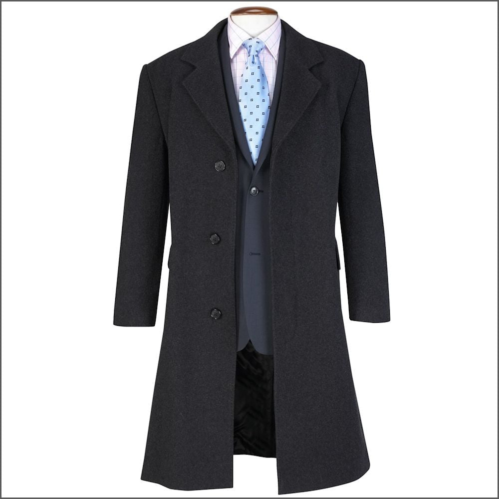 Brook Taverner Bond Wool Cashmere Overcoat/