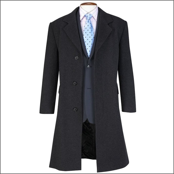 Brook Taverner Bond Wool Cashmere Overcoat. | cwmenswear