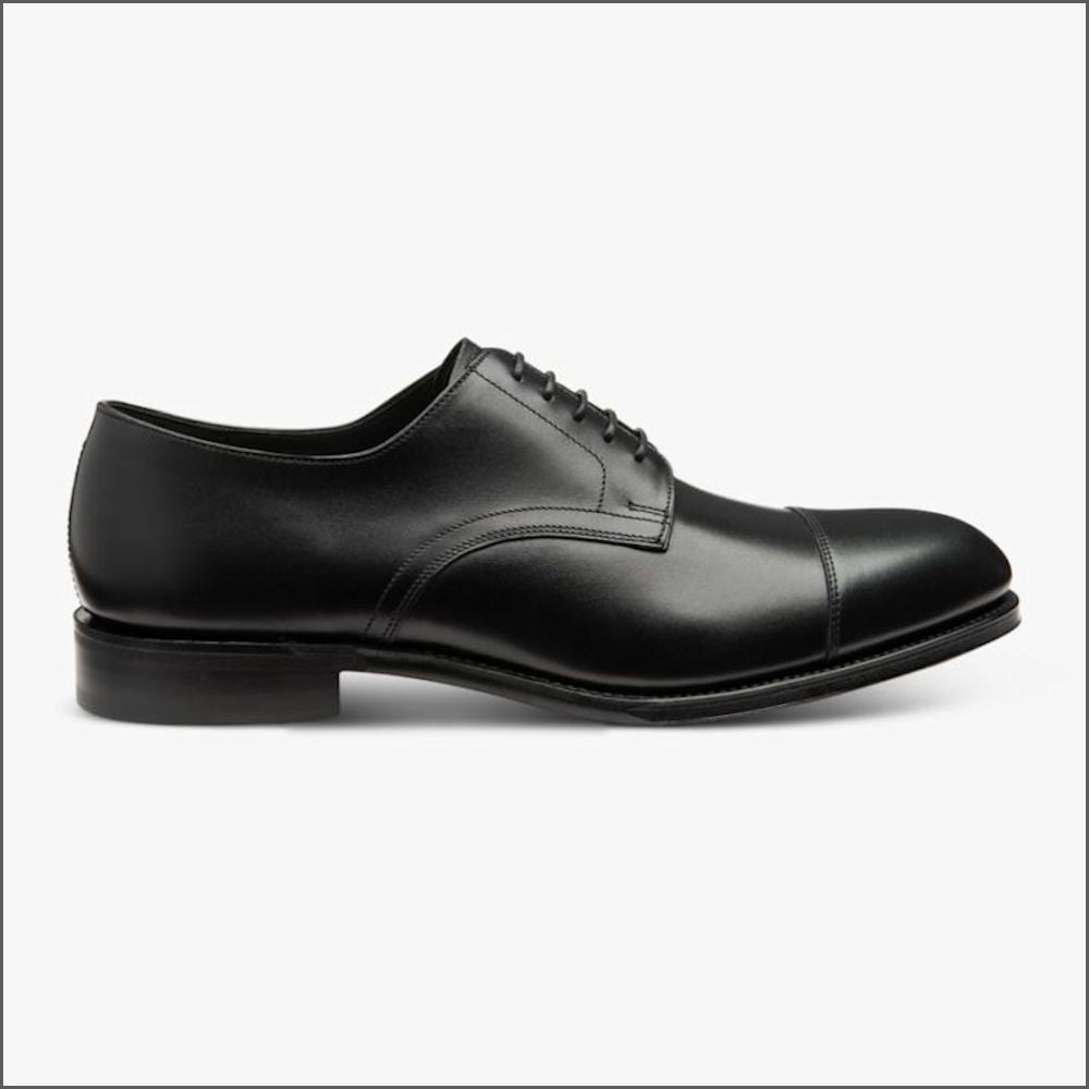 Loake Petergate Carbon Black Shoe^