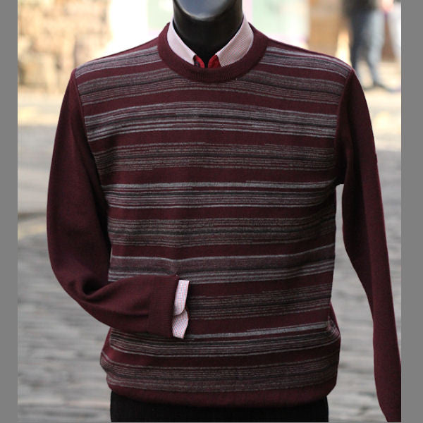 DG's Wine Pattern Crew Neck^