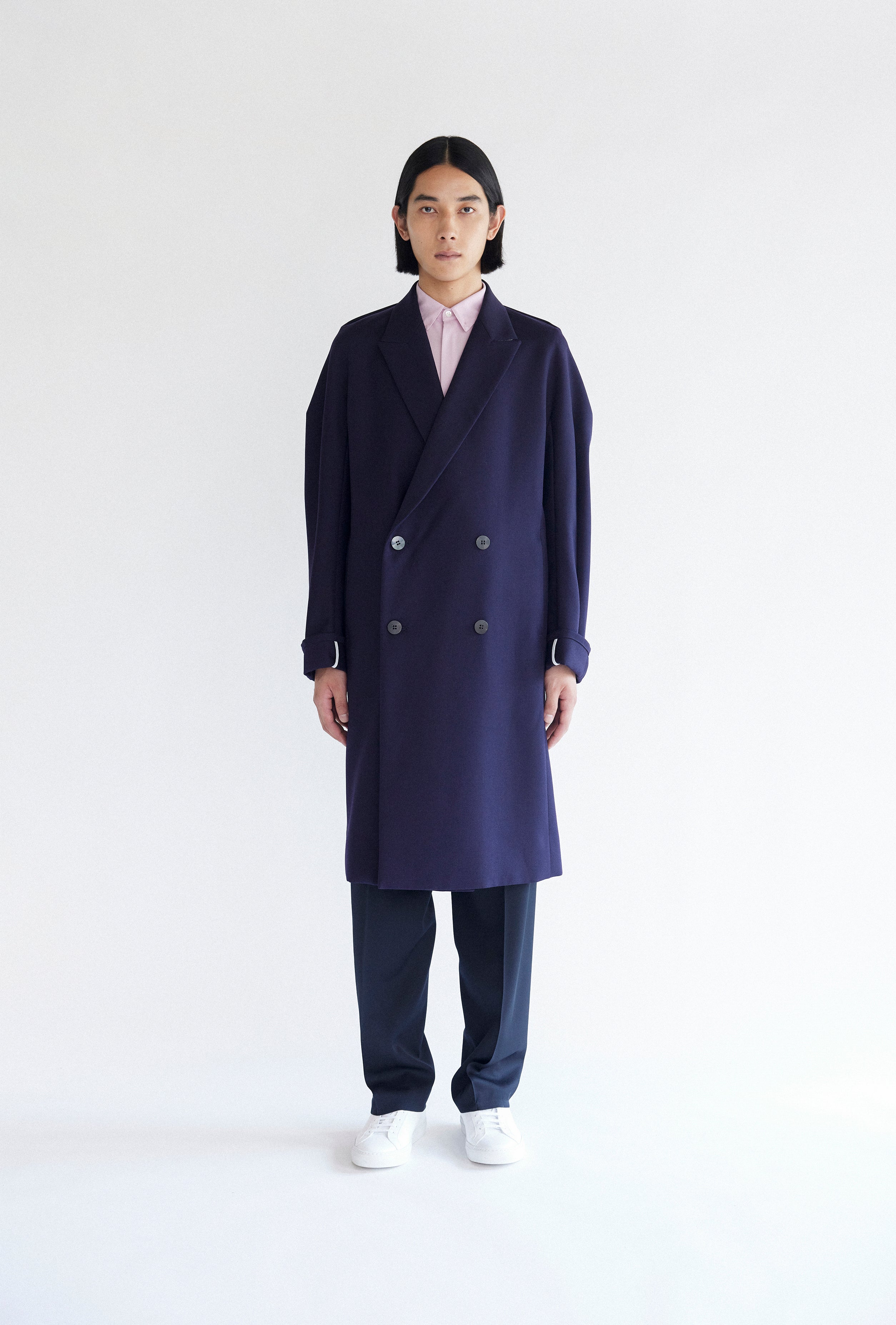 SERGE PEAK DOUBLE COAT – OVERCOAT