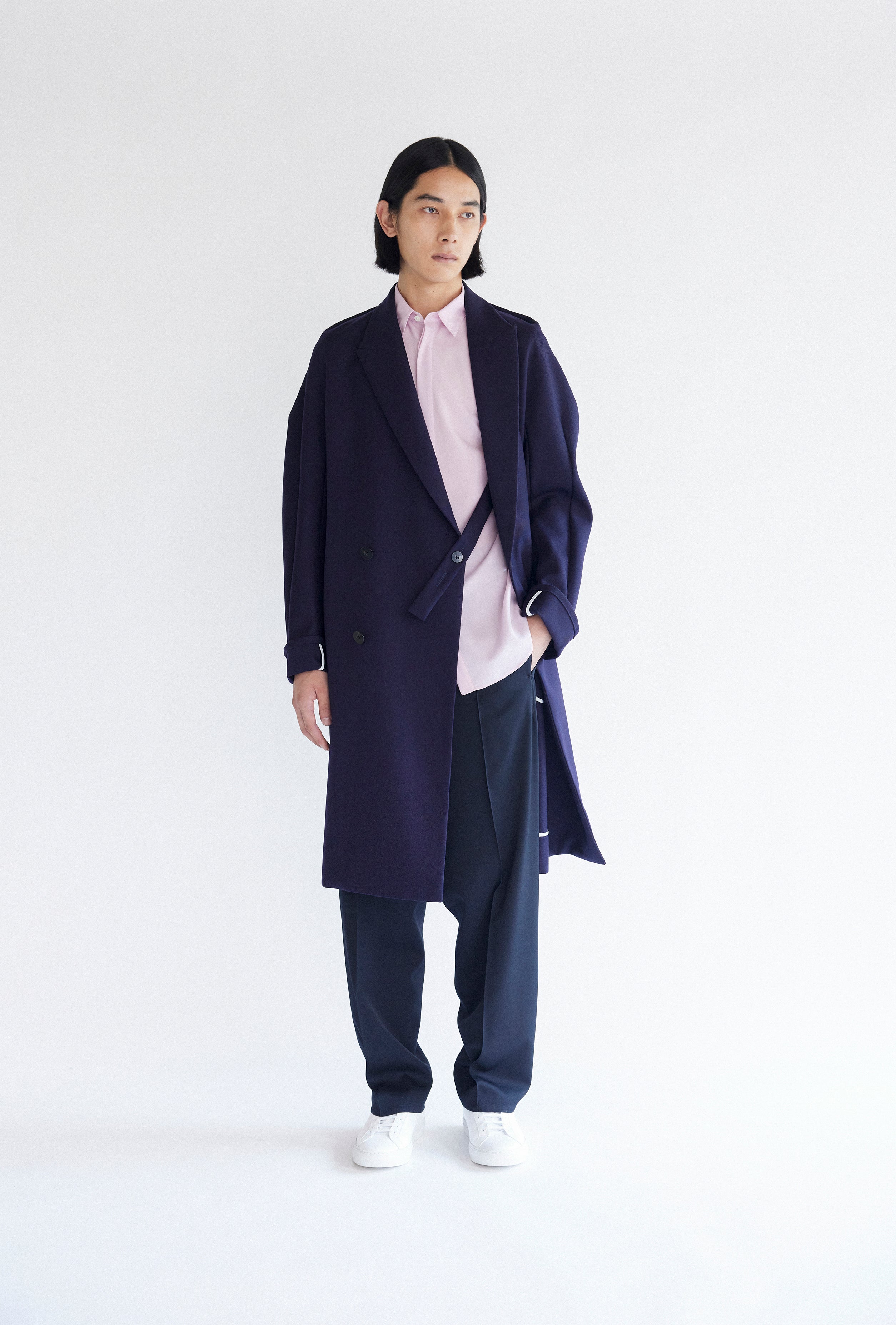 SERGE PEAK DOUBLE COAT – OVERCOAT