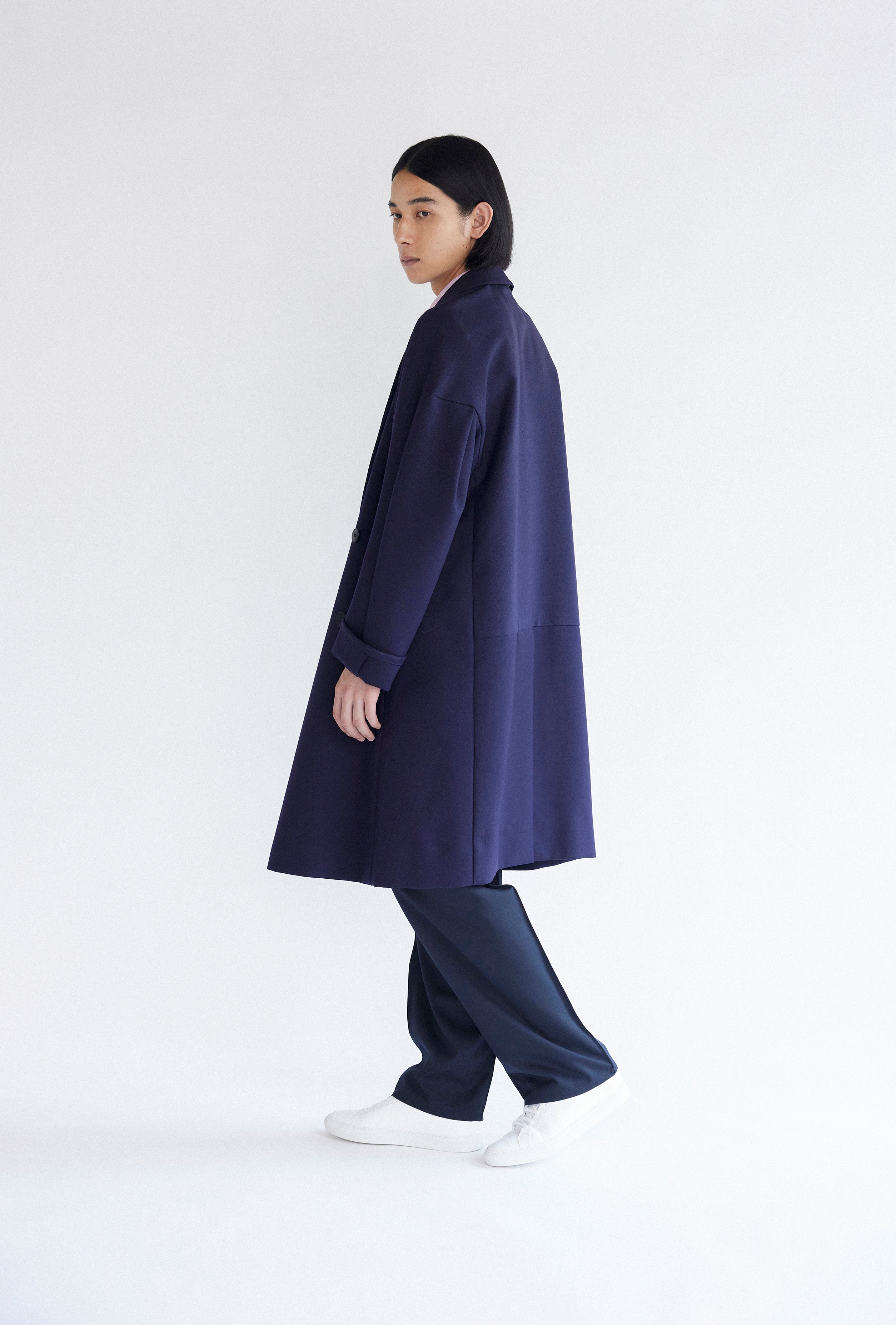 SERGE PEAK DOUBLE COAT – OVERCOAT