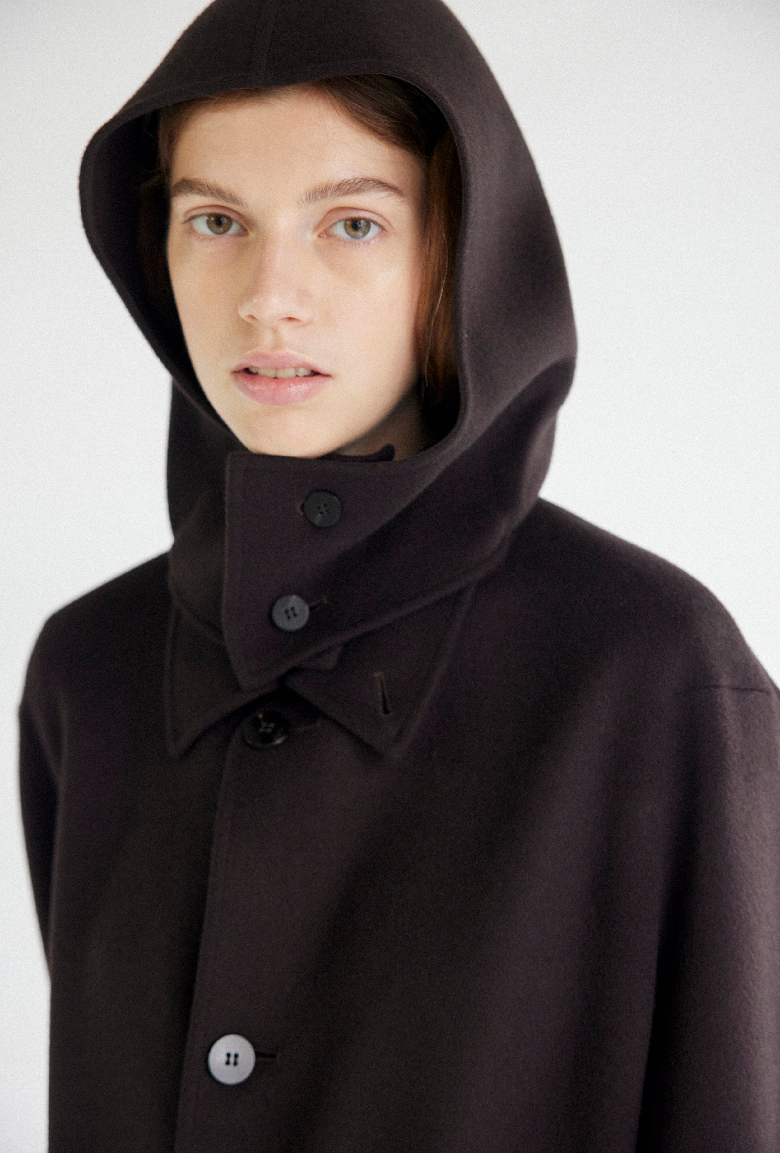 22aw Overcoat Beaver Wool Short Coat