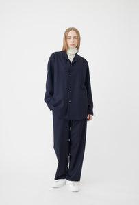 LIGHTWEIGHT SERGE DRAWSTRING TROUSER – OVERCOAT