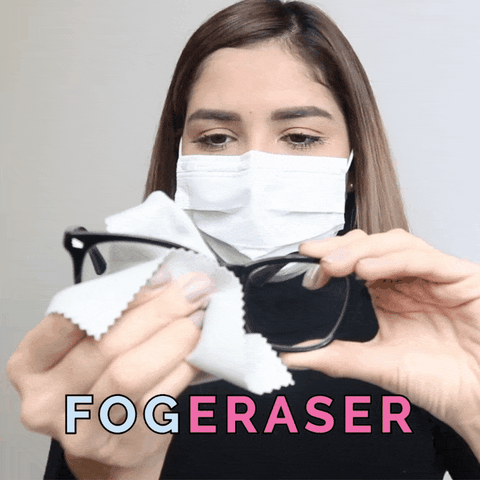 Fog Eraser Anti-Fog Cloth Glasses Lens Application