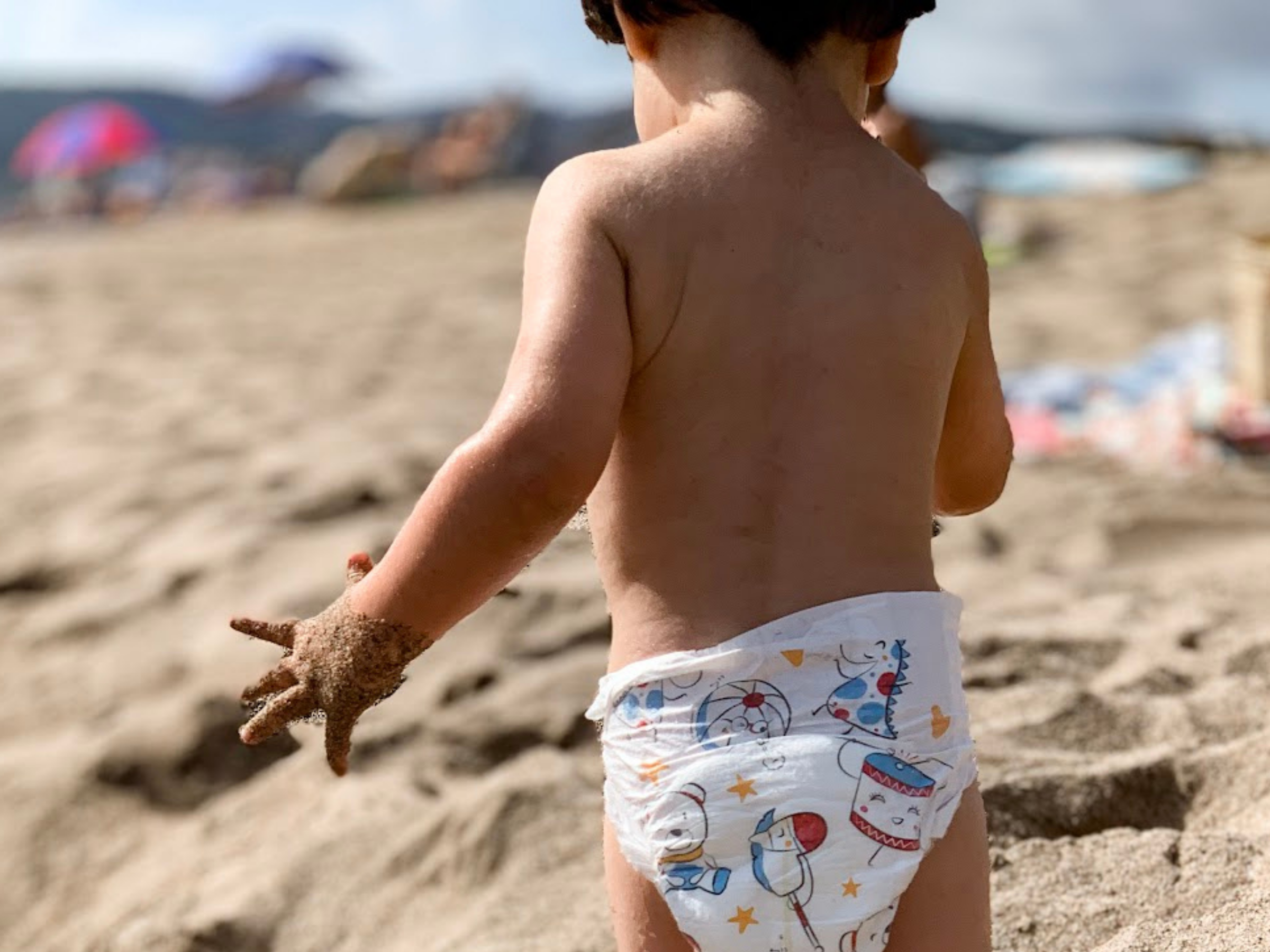 Baby on Beach eco friendly wipes