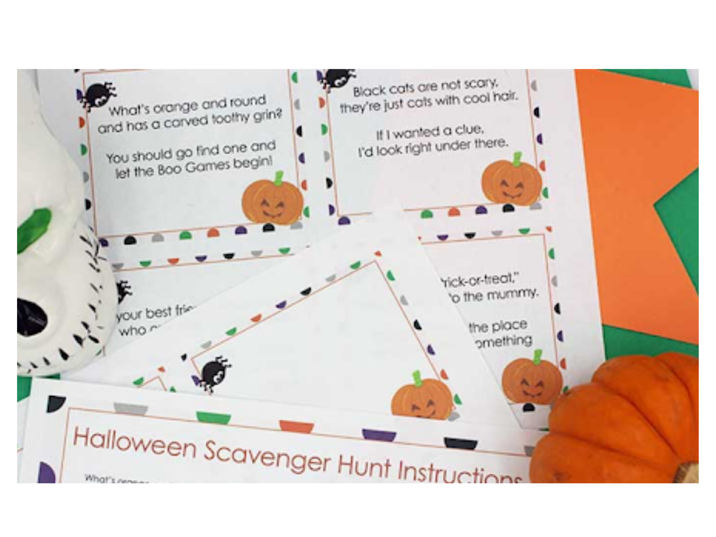 Halloween Activities Scavenger Hunt 