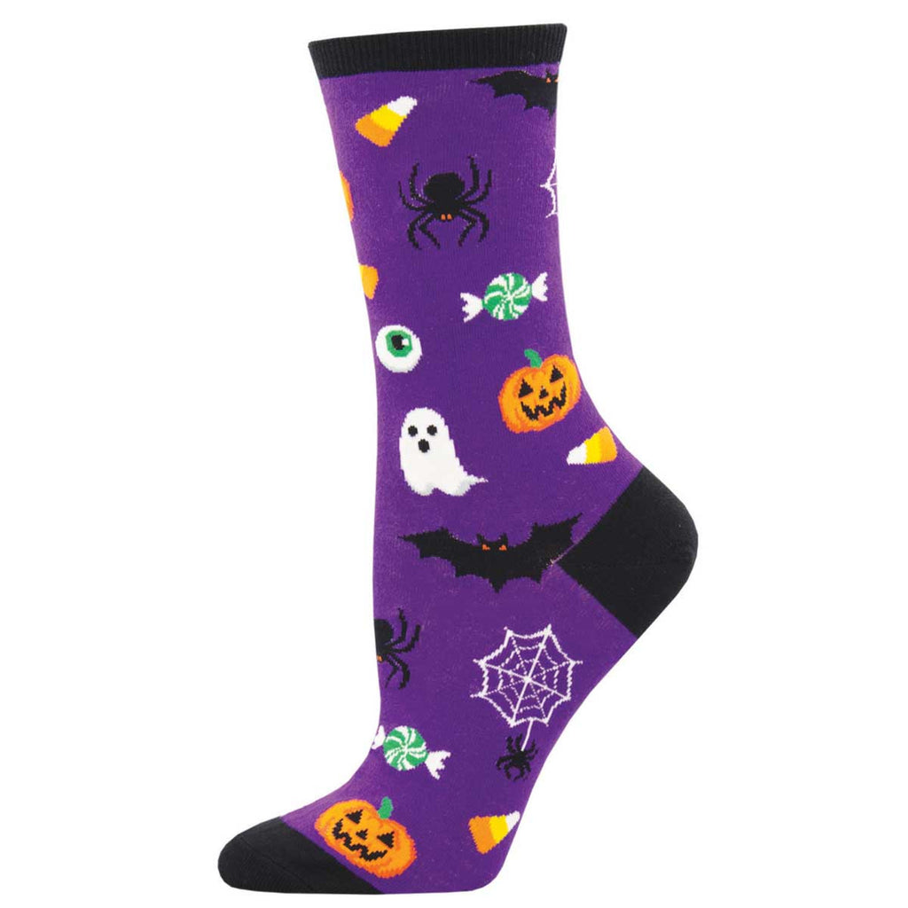 womens halloween crew socks