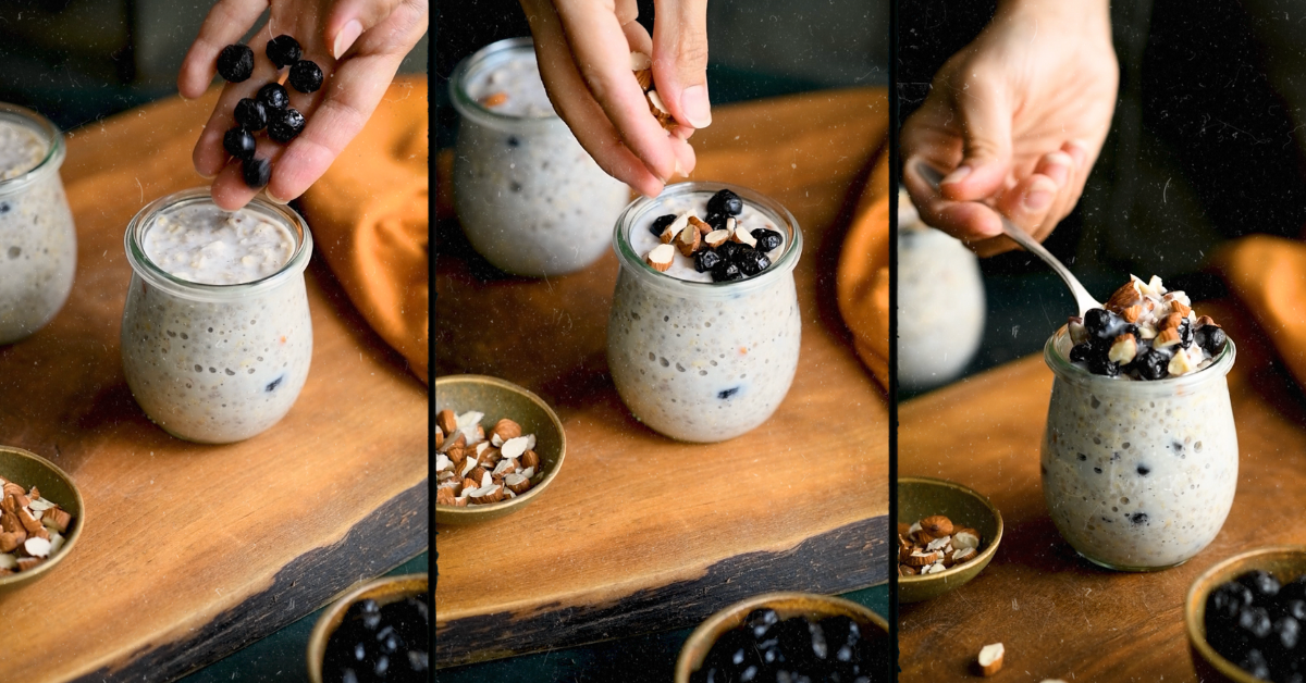 Blueberry Almond Overnight Oats