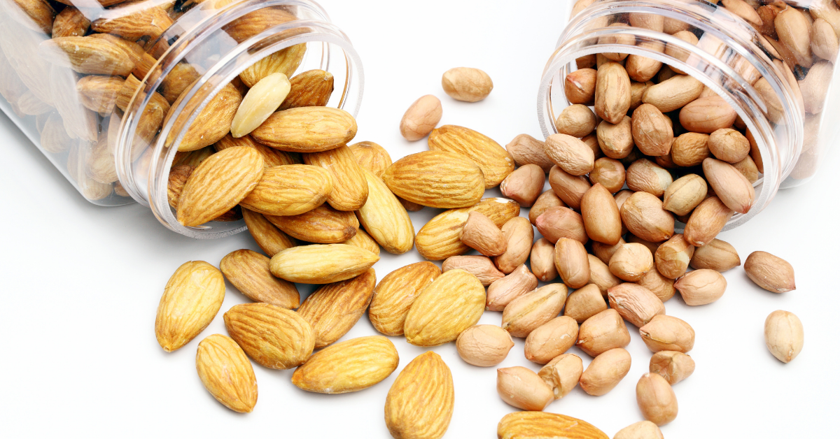 peanuts vs almonds