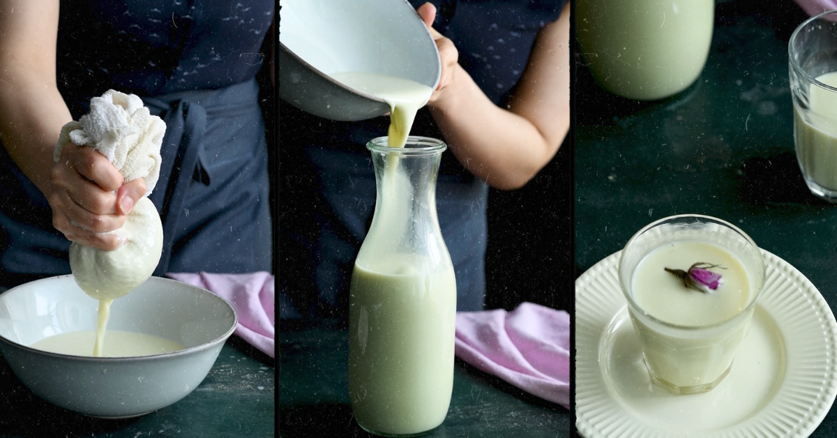 Homemade Pistachio Milk