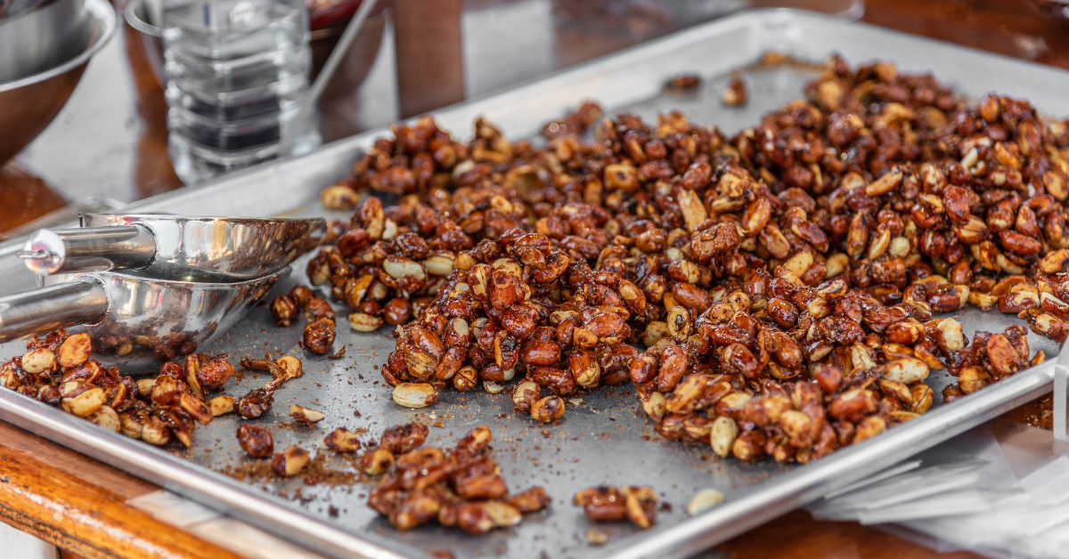 Tray of Roasted Nuts