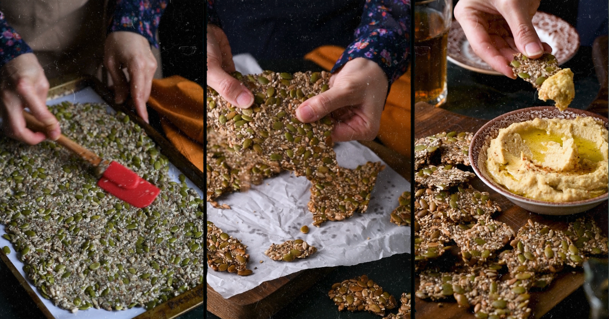easy seed crackers