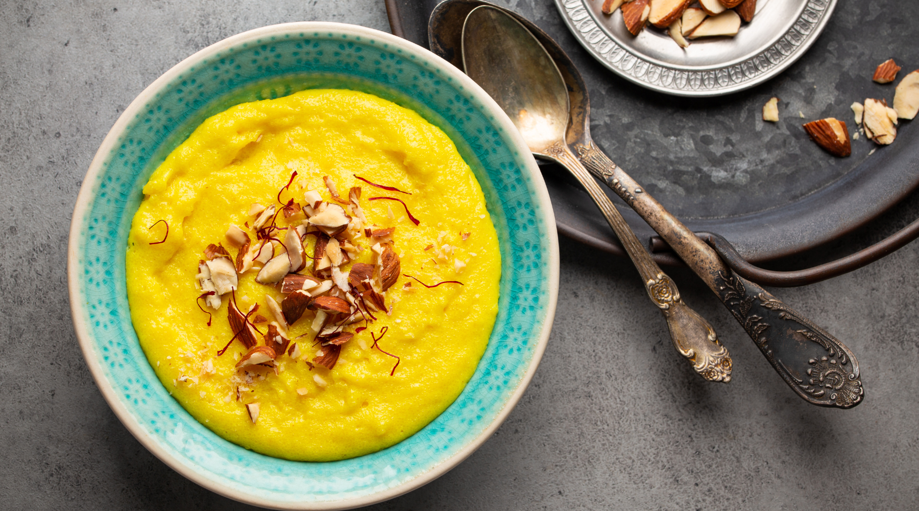 Indian breakfast recipe - kheer: A delectable rice pudding infused with saffron, perfect for a flavorful start to your day.