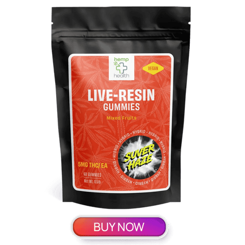 An image of Suva Haze Hybrid Live Resin gummies