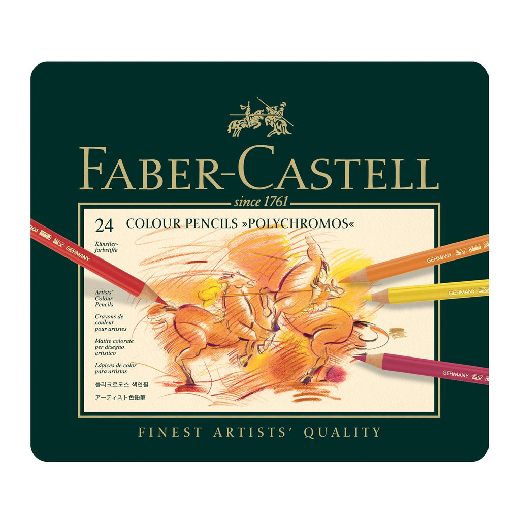 Faber-Castell Polychromos Artist Coloured Pencil Sets 24pc – Soho