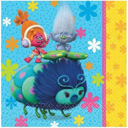 Trolls small paper plates – Party Animal Direct