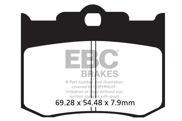 EBC - EBC Double-H Sintered Sportbike Pad Set (FA424HH) – ebcbikes.com