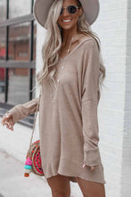 Load image into Gallery viewer, Simply Sweet Oversized Sweater Dress in Taupe
