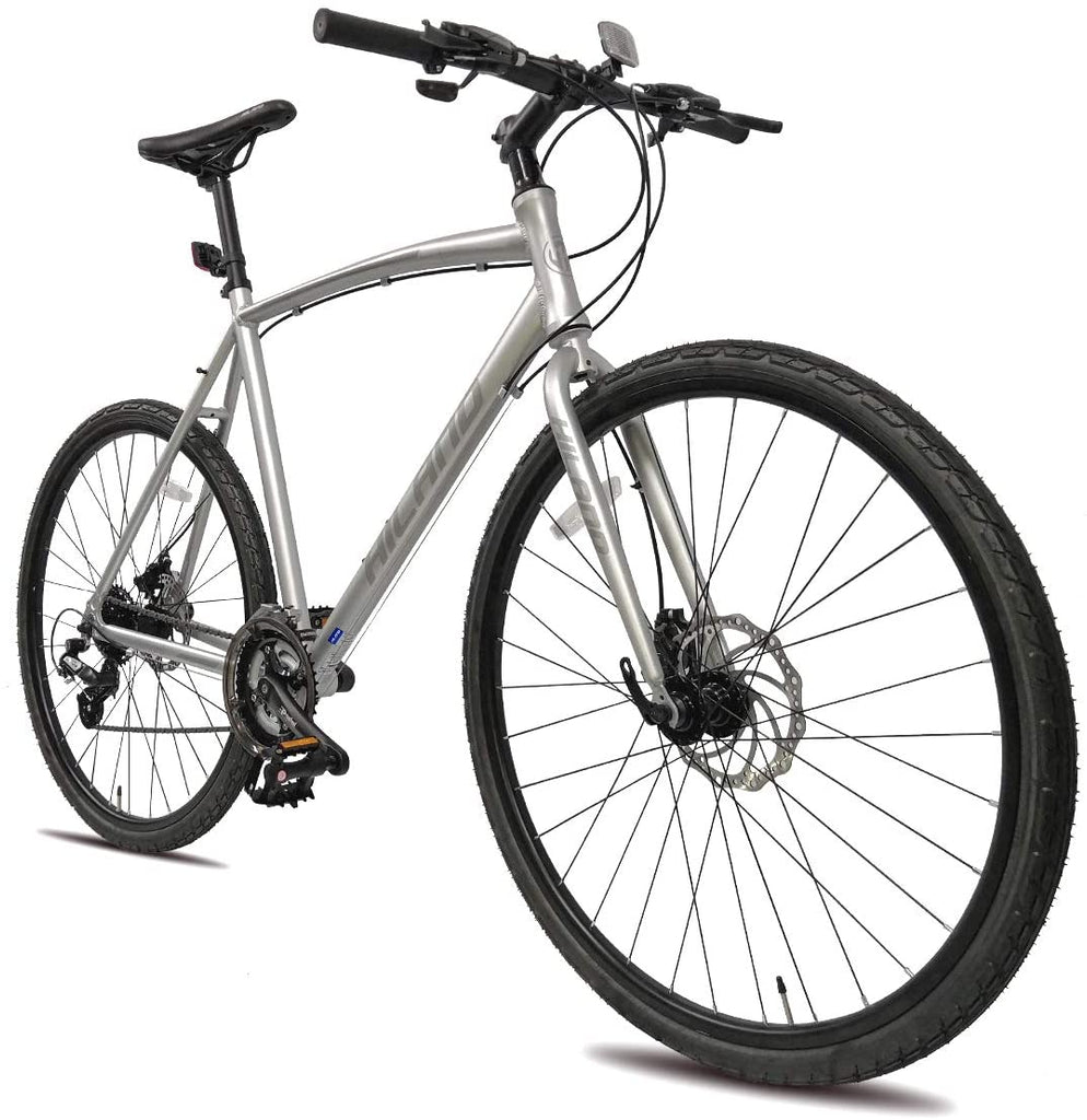 hiland aluminum hybrid road bike