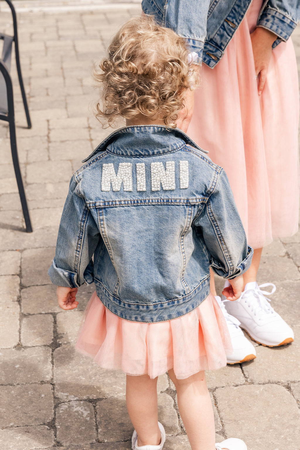 Girls Angel Wings Denim Jacket