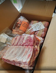 Look at this amazing butcher box from Cut Rite Meats waiting for you.