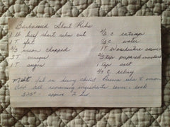 Grandma Jackson's very own original rib recipe.