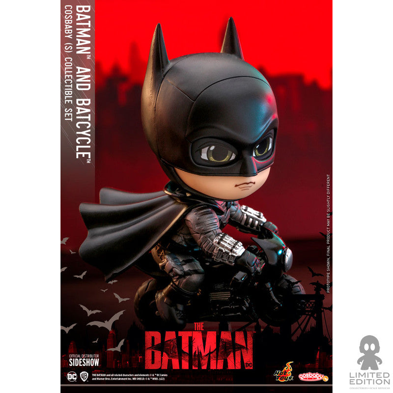 Hot Toys Cosbaby Batman And Batcycle DC – Limited Edition