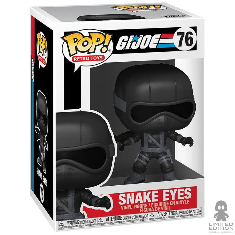Funko Pop Snake Eyes 76 G.I. Joe