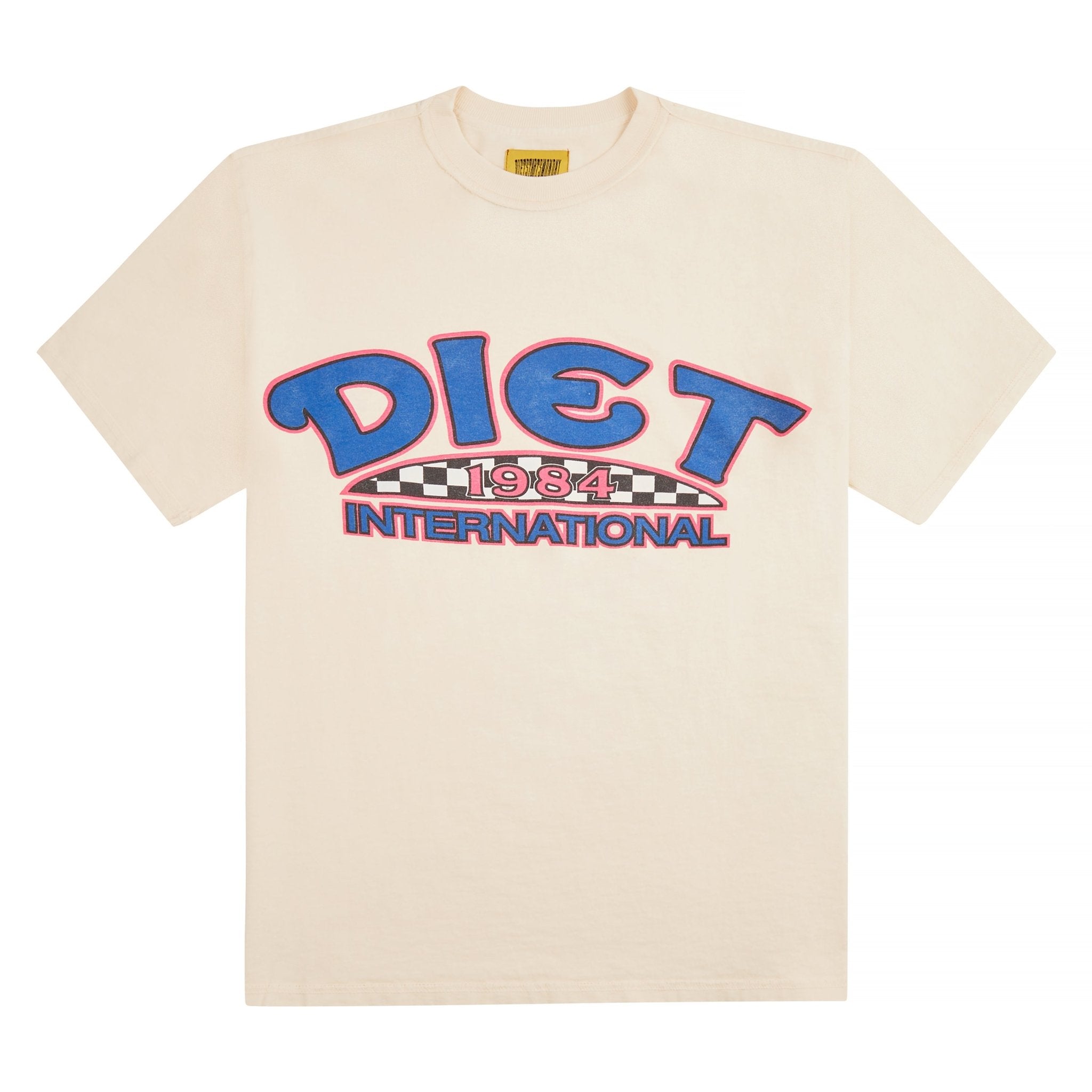 Diet Intl Tee | Antique White/Blue