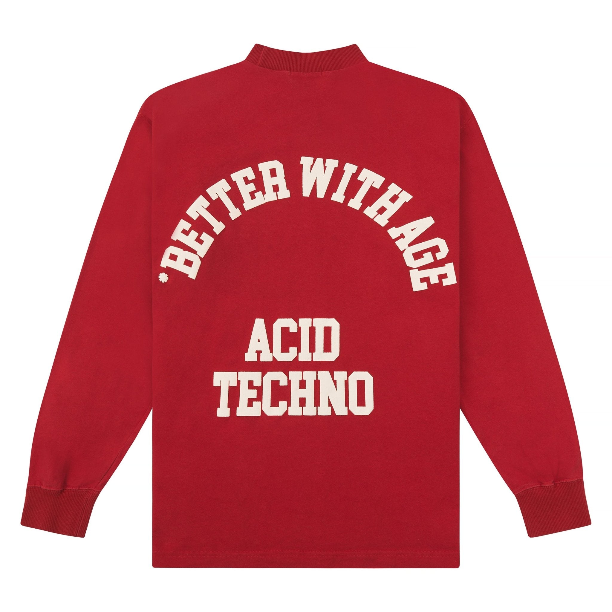 Acid Techno L/S Tee | Red