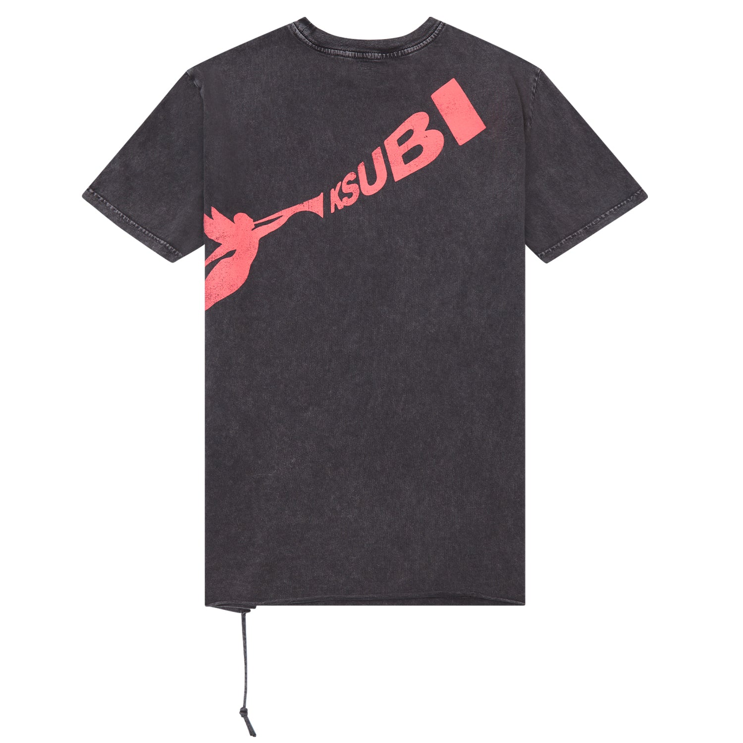 Angels Biggie Tee | Faded Black