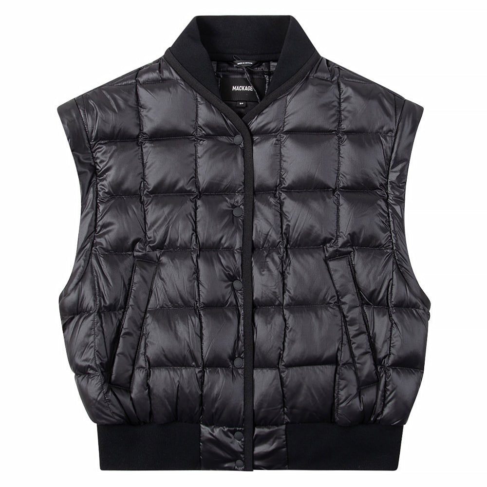 Ani 2-in-1 Down Bomber Jacket | Black