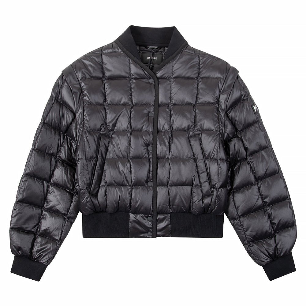 Ani 2-in-1 Down Bomber Jacket | Black