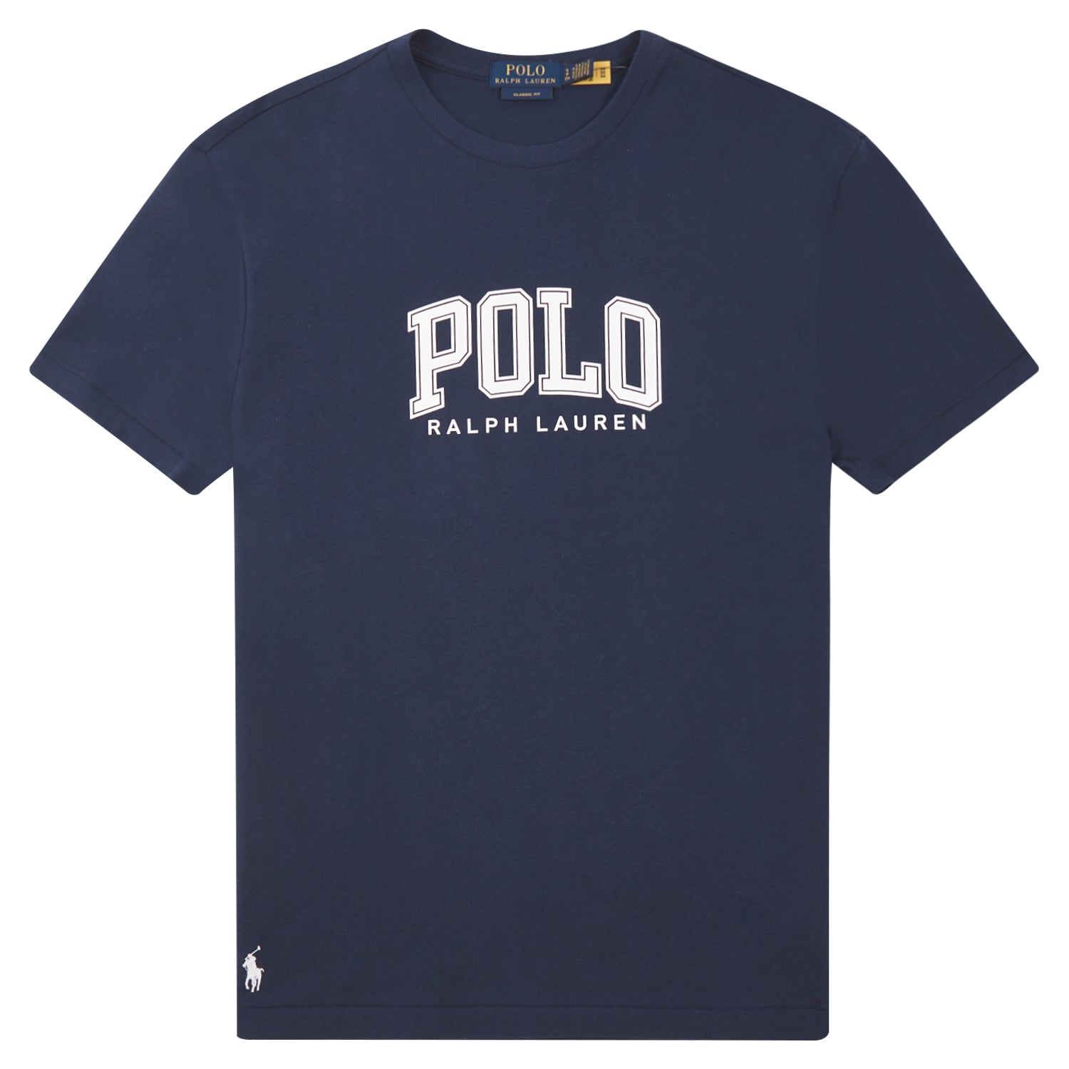 Block Letter Tee | Navy