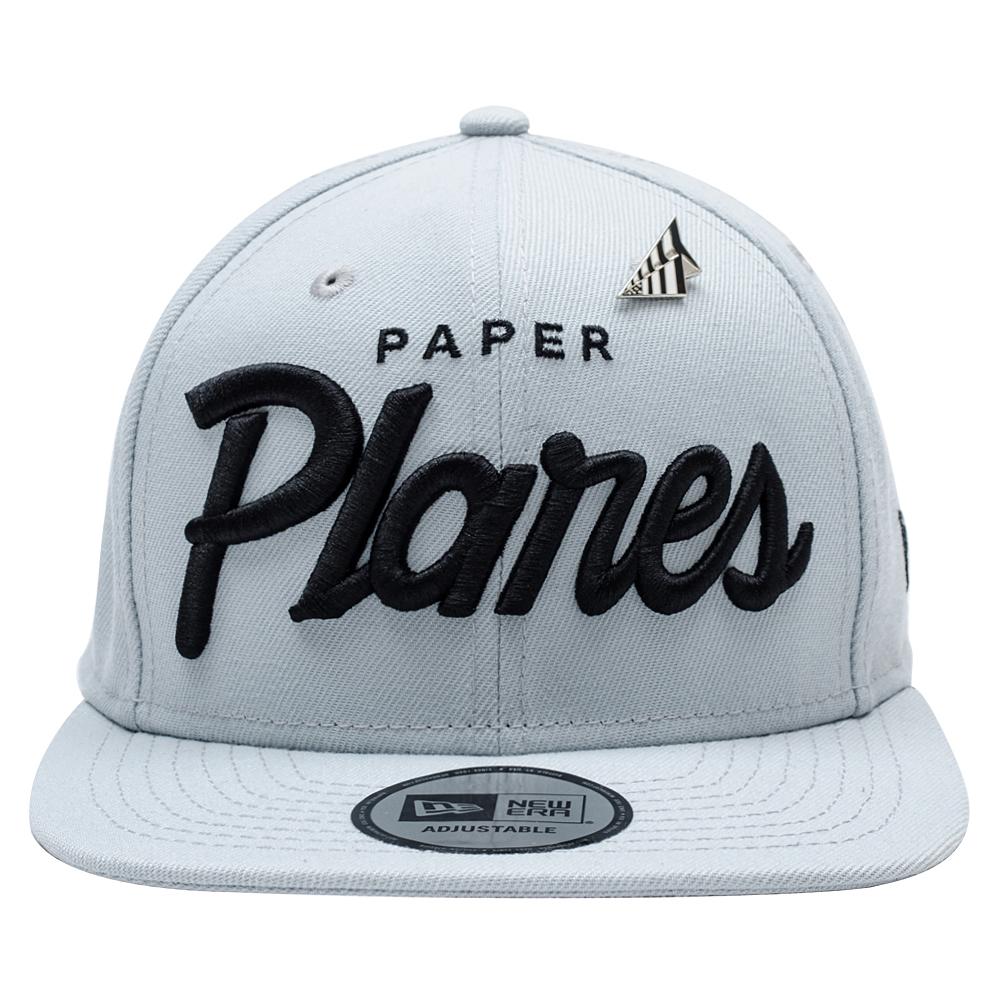 Blue Print Snapback | Grey