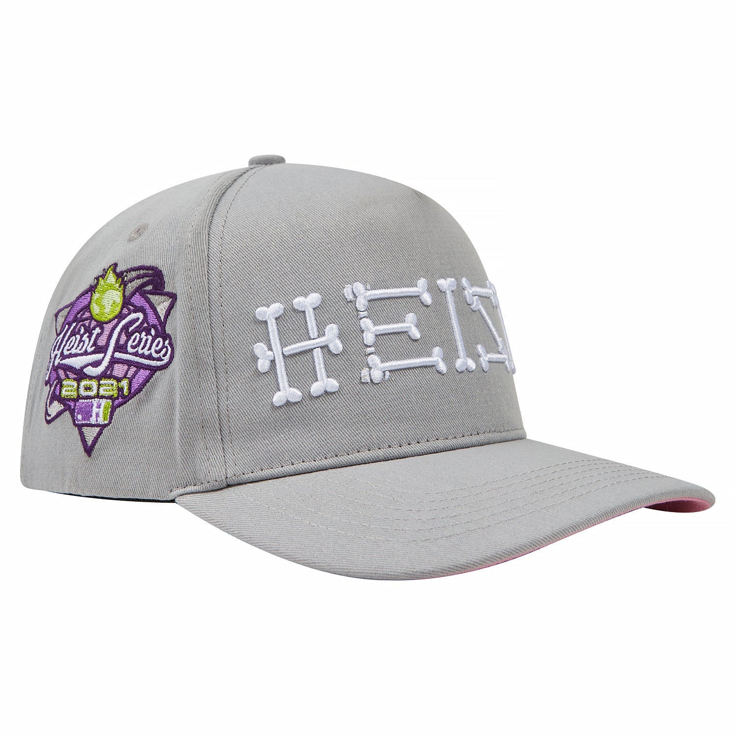 Bones Snapback Hat | Grey