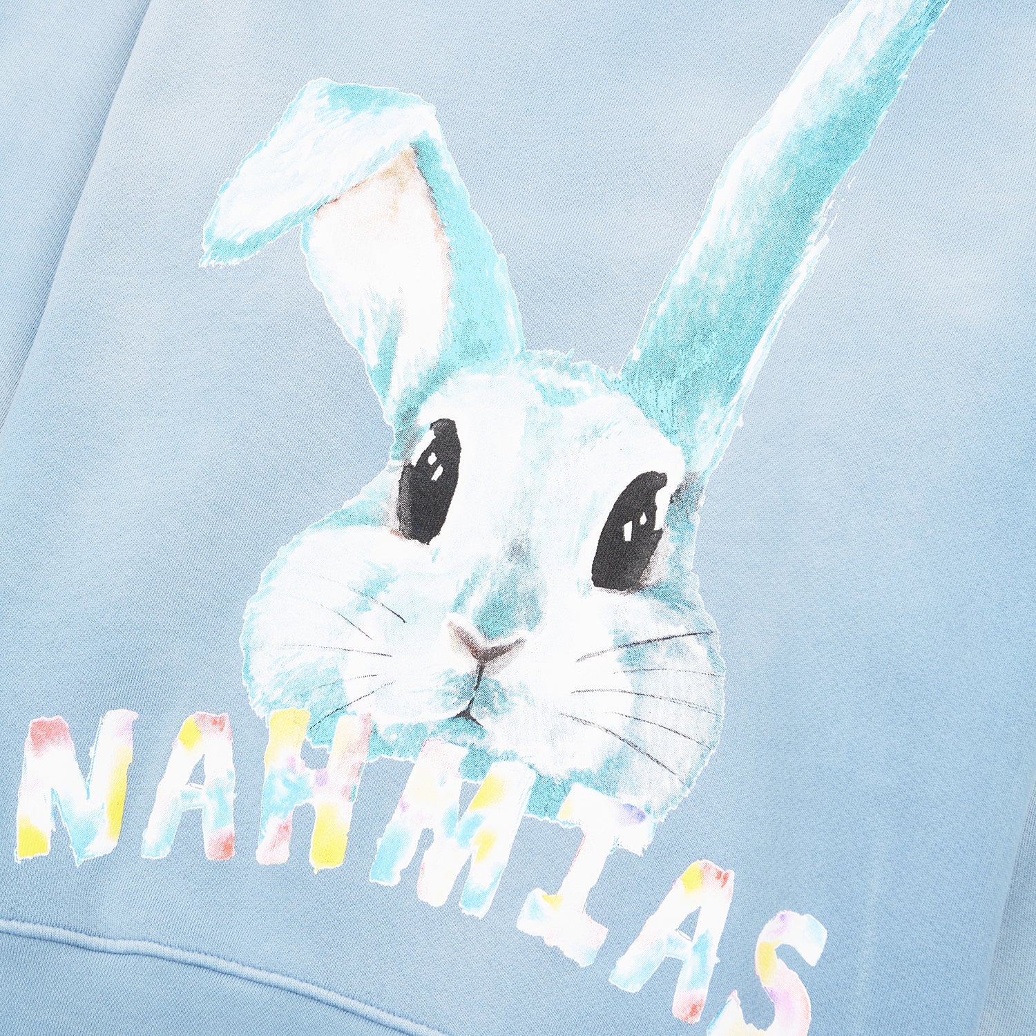 Bunny Crewneck | Dusty Blue Sunfade