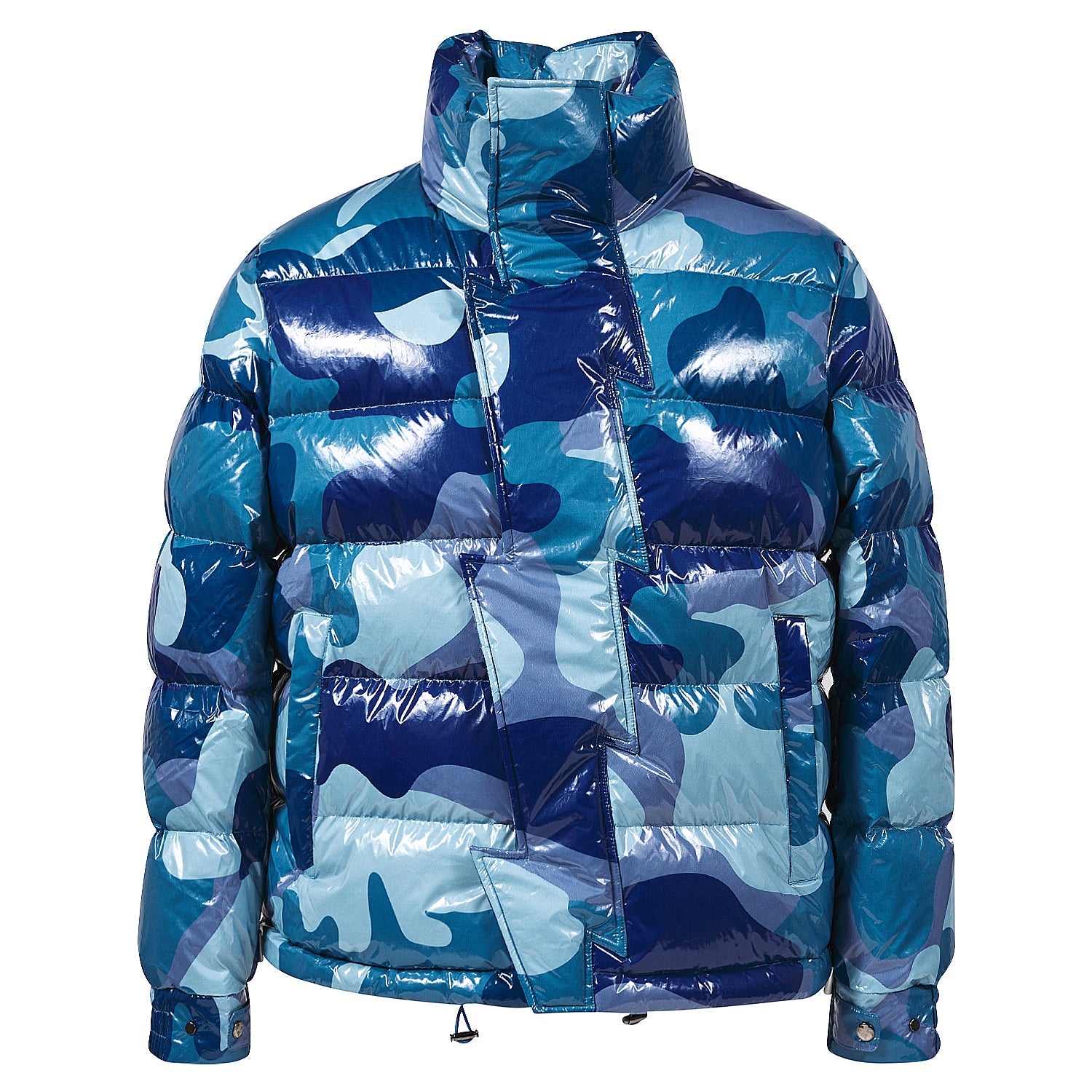 Camo Print Puffer Jacket