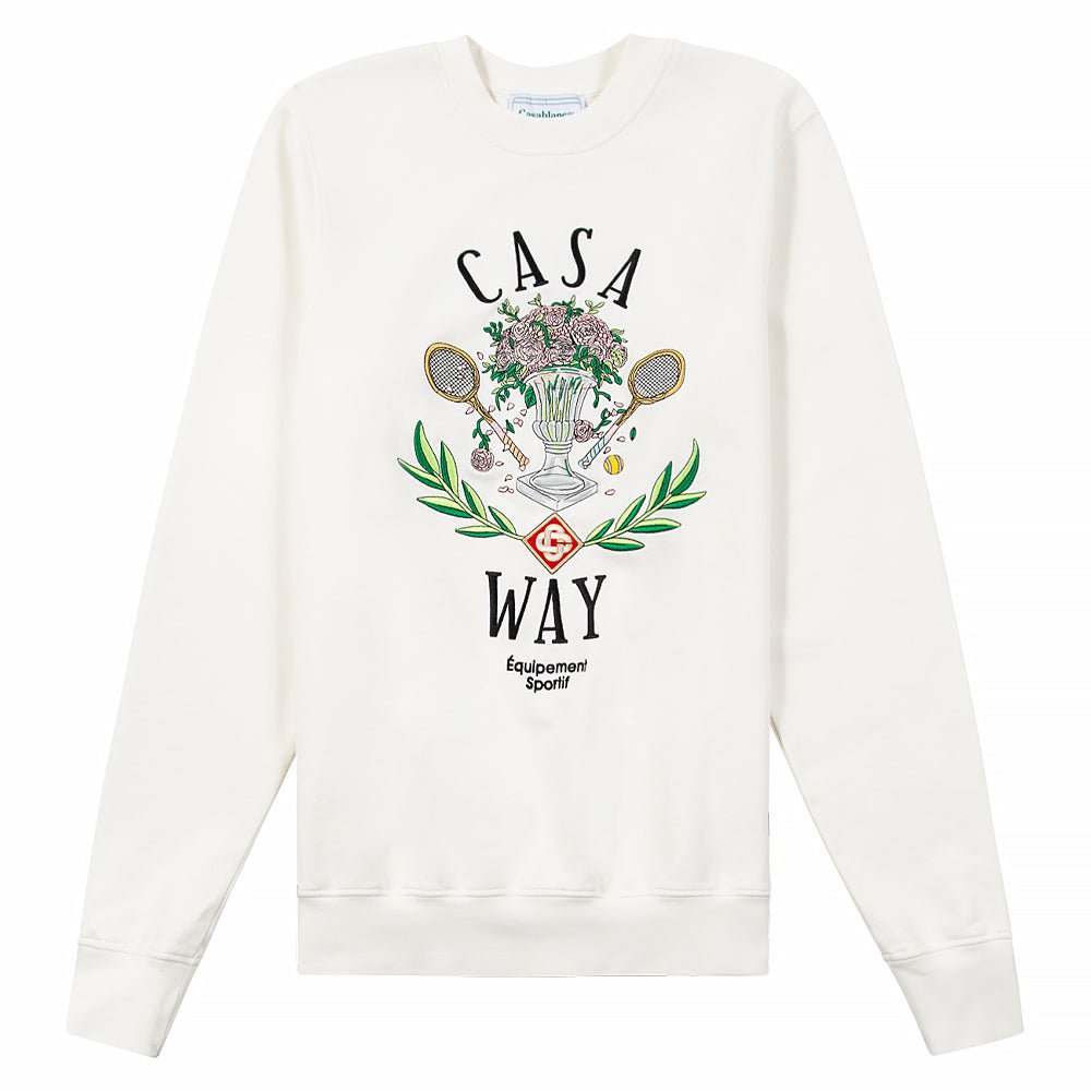 Casa Way Embroidered Sweatshirt | Off White