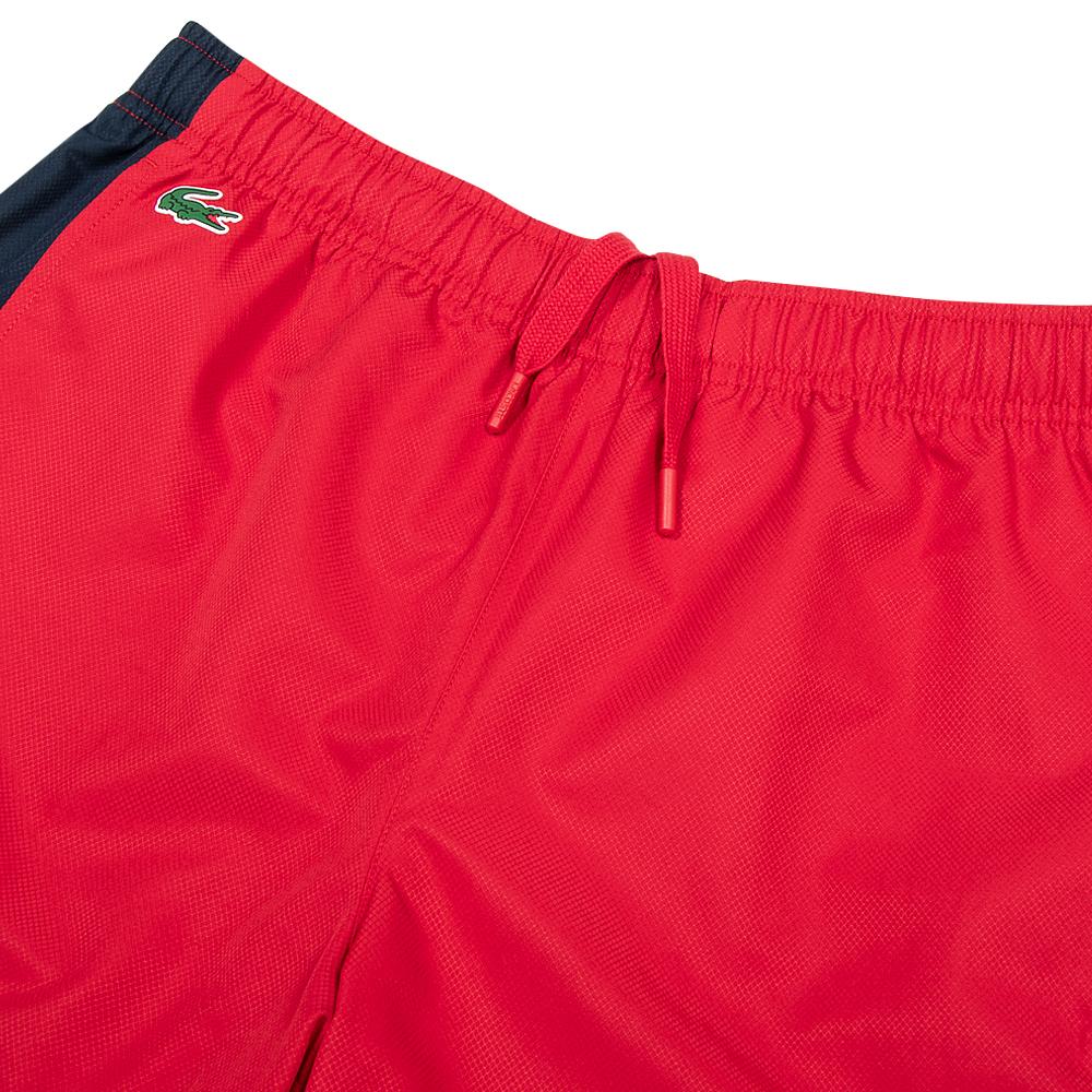 Contrast Band Shorts | Red/Navy