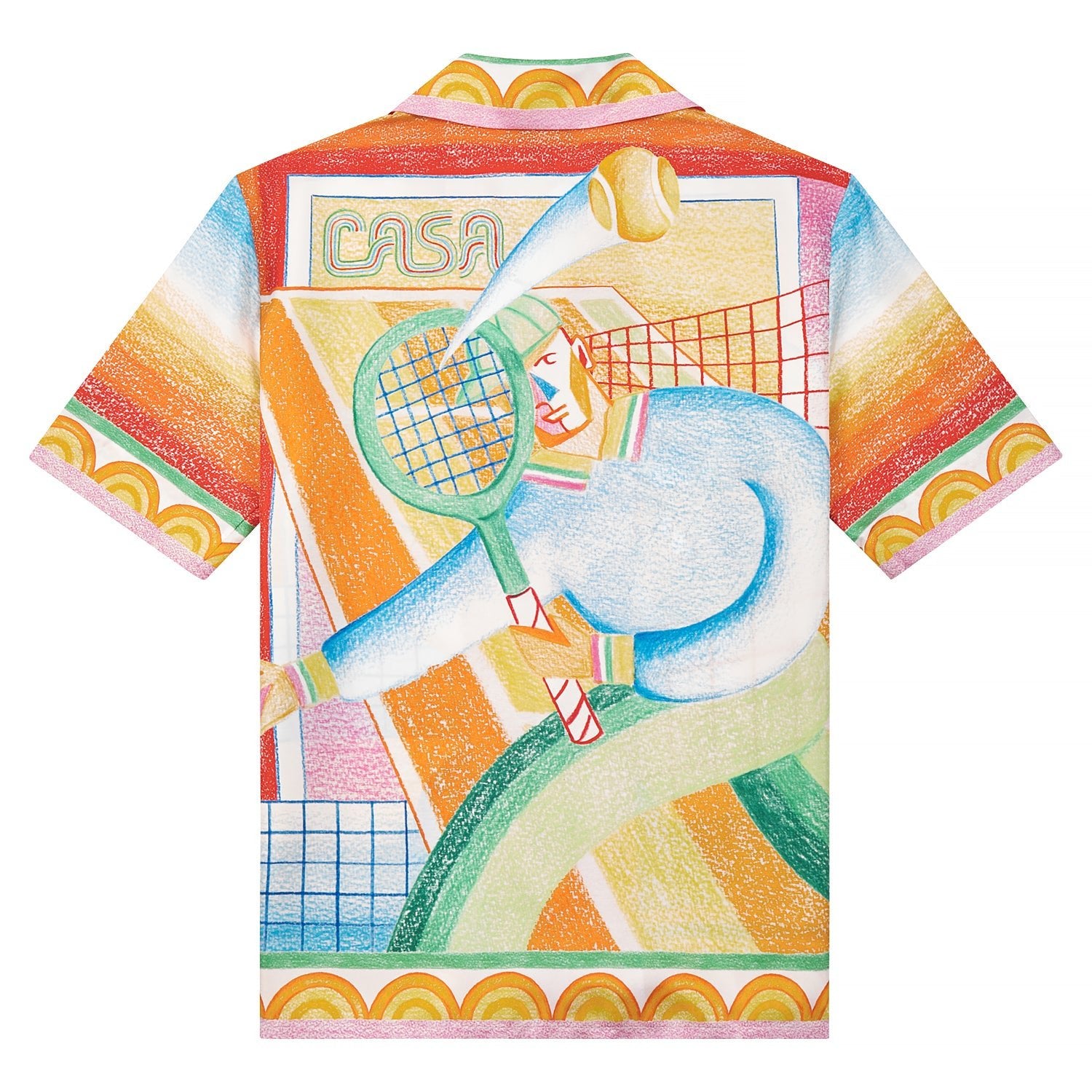 Crayon Tennis Player Shirt