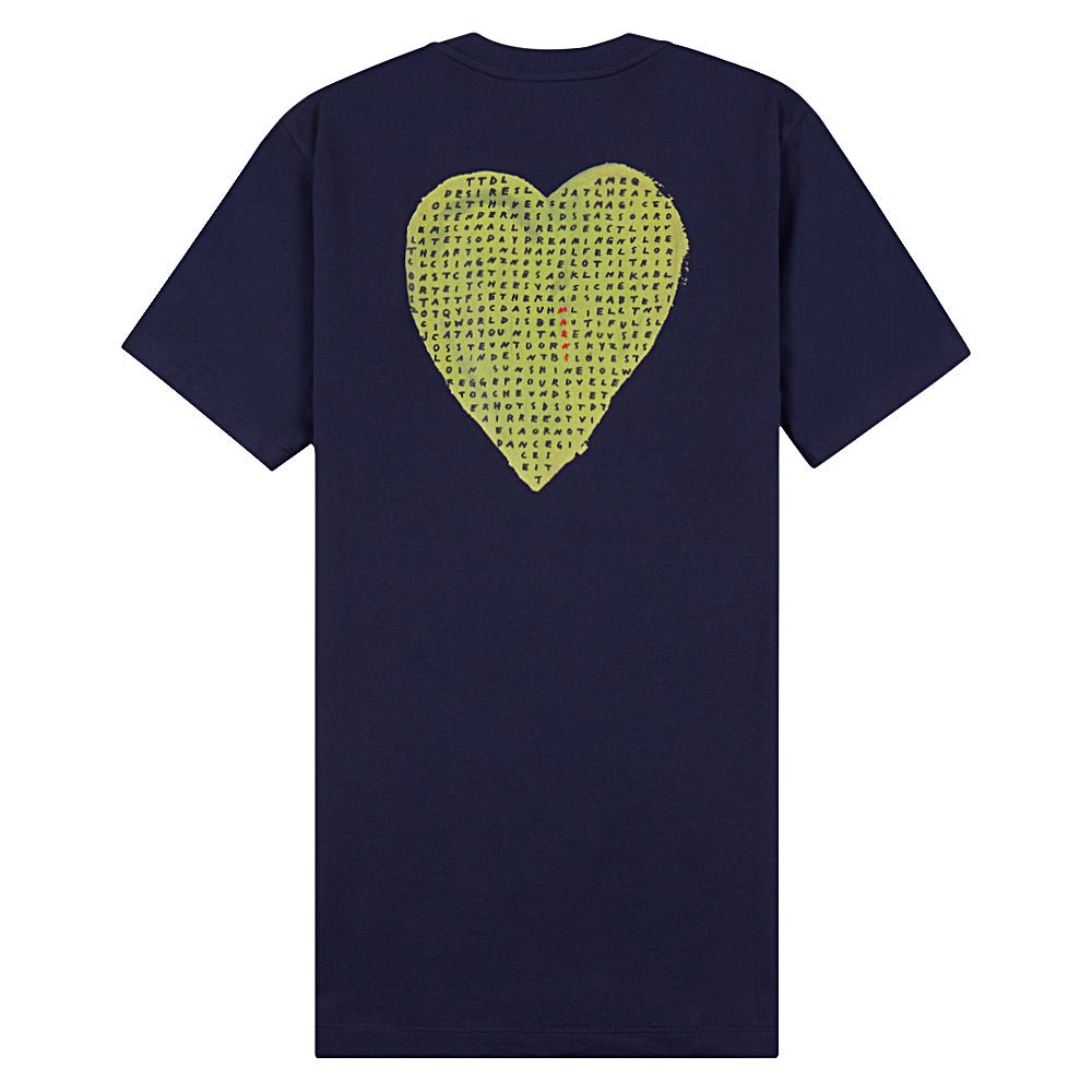 Crossword Heart Tee | Black