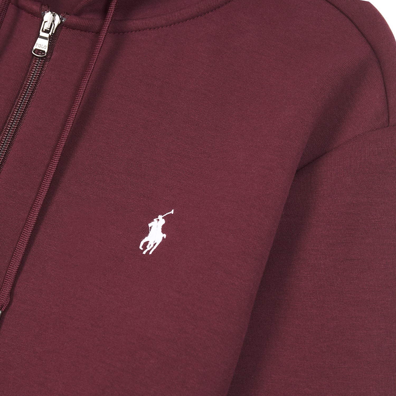 Double-Knit Full Zip Hoodie | Harvard Wine