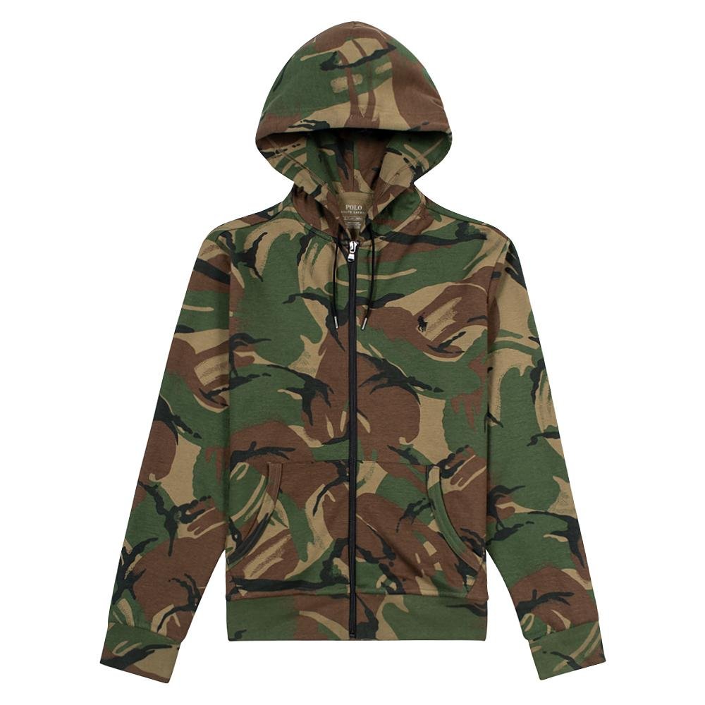 Double-Knit Full Zip Tech Hoodie | British Camo