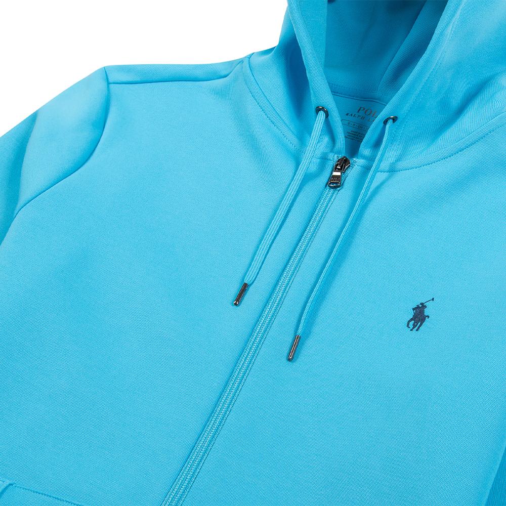 Double-Knit Full Zip Tech Hoodie | Carolina Blue