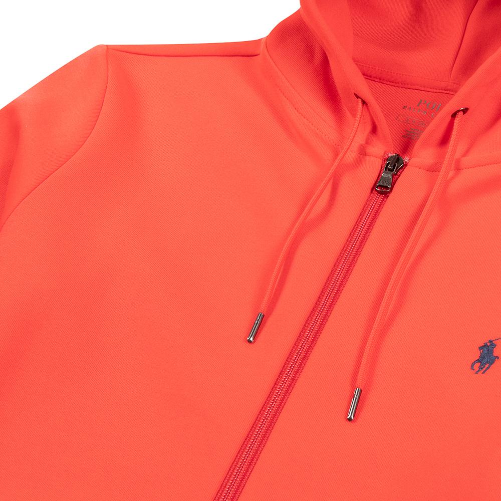 Double-Knit Full Zip Tech Hoodie | Infra-Red